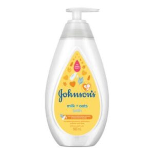 Johnsons Milk Plus Oats Baby Bath Pump 500 ML