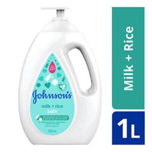 Johnsons Milk Plus Rice Baby Bath Pump 1 Ltr